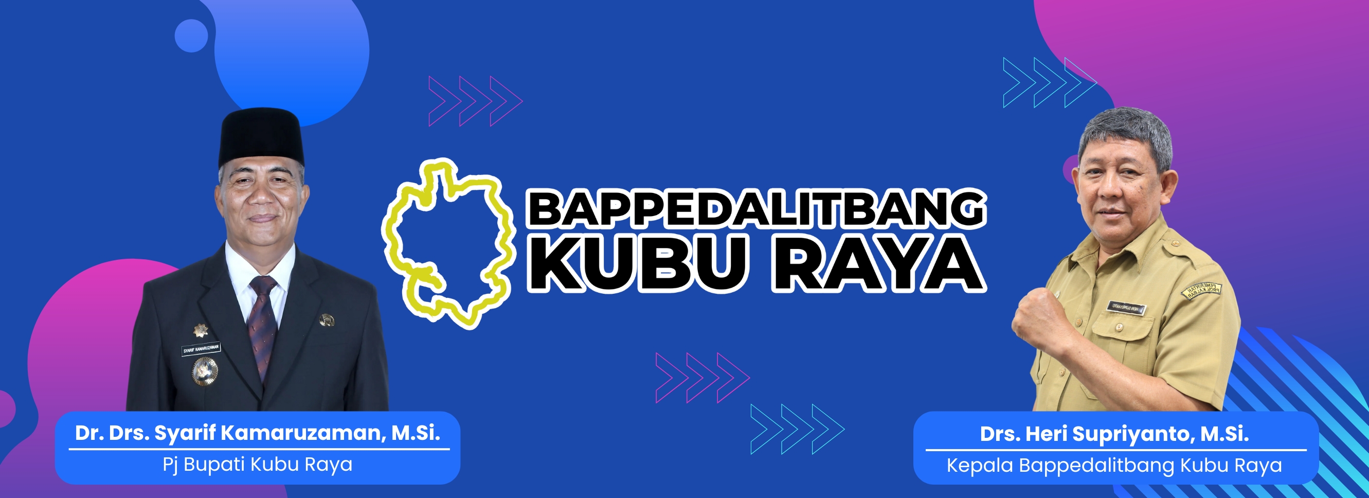 Kepala Bappeda Kuburaya Serta Bupati & Wakil Bupati kuburaya