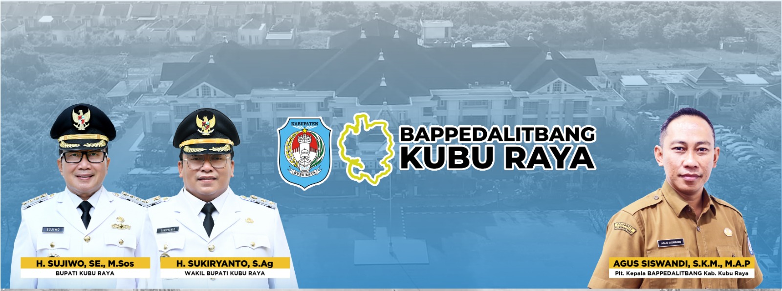 Kepala Bappeda Kuburaya Serta Bupati & Wakil Bupati kuburaya